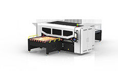Impresora de chorro de tinta recta automática acanalada de la salida de la impresora de Digitaces de la alta resolución Machine