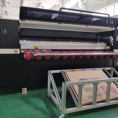 Una impresora acanalada multi del proceso de impresión de Digitaces del paso